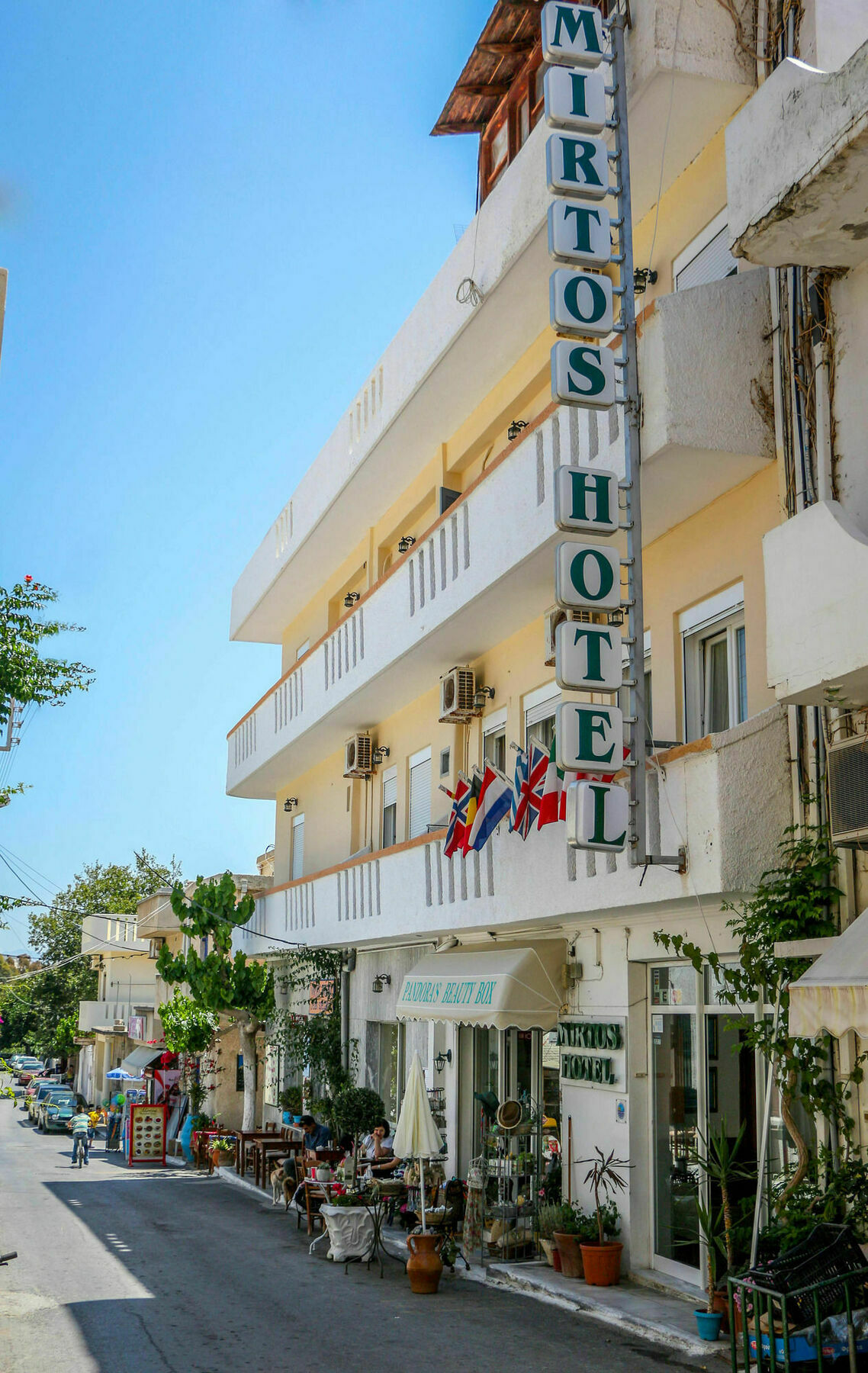 Mirtos Hotel Bagian luar foto